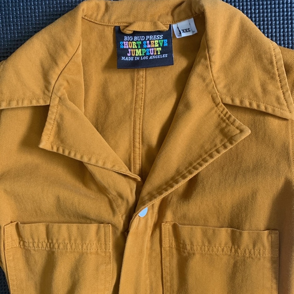 Big Bud Press Golden Short Sleeve Jumpsuit